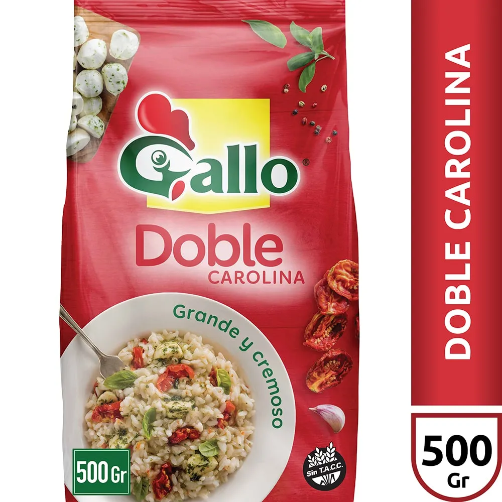 ARROZ GALLO DOBLE CAROLINA 500GR