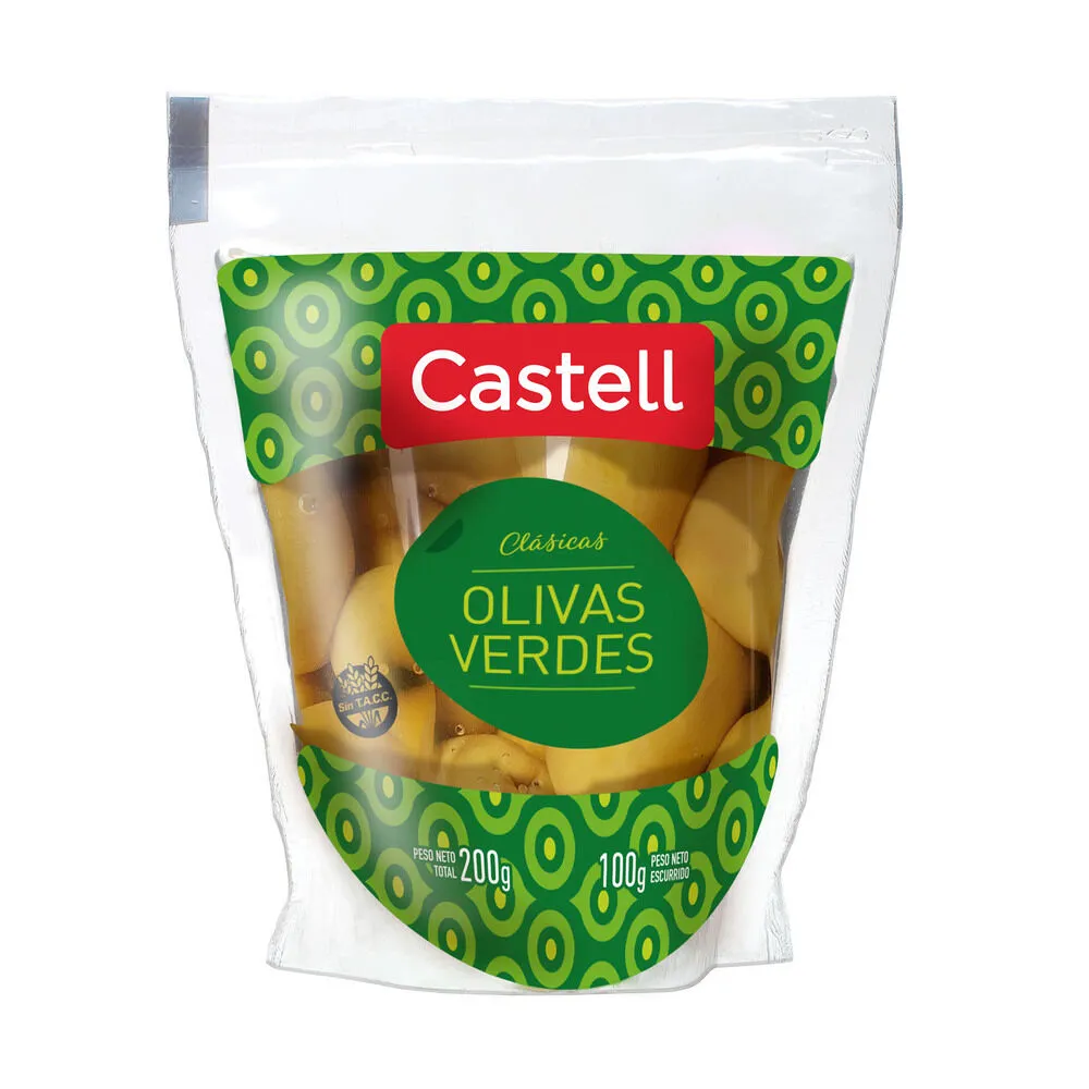 ACEITUNAS VERDES CASTELL 100G
