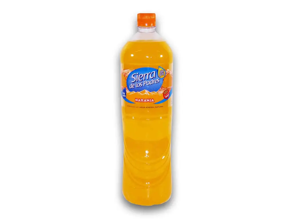 AGUA SABORIZADA SIERRA DE LOS PADRES NARANJA 1,5L