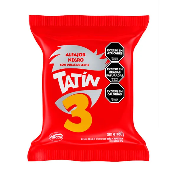 ALFAJOR TATIN TRIPLE NEGRO