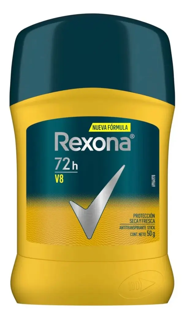 ANTITRANSPIRANTE REXONA MEN V8 BARRA 50GR