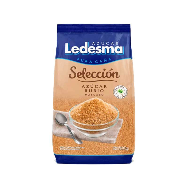 AZUCAR MASCABO LEDESMA RUBIO 800GR