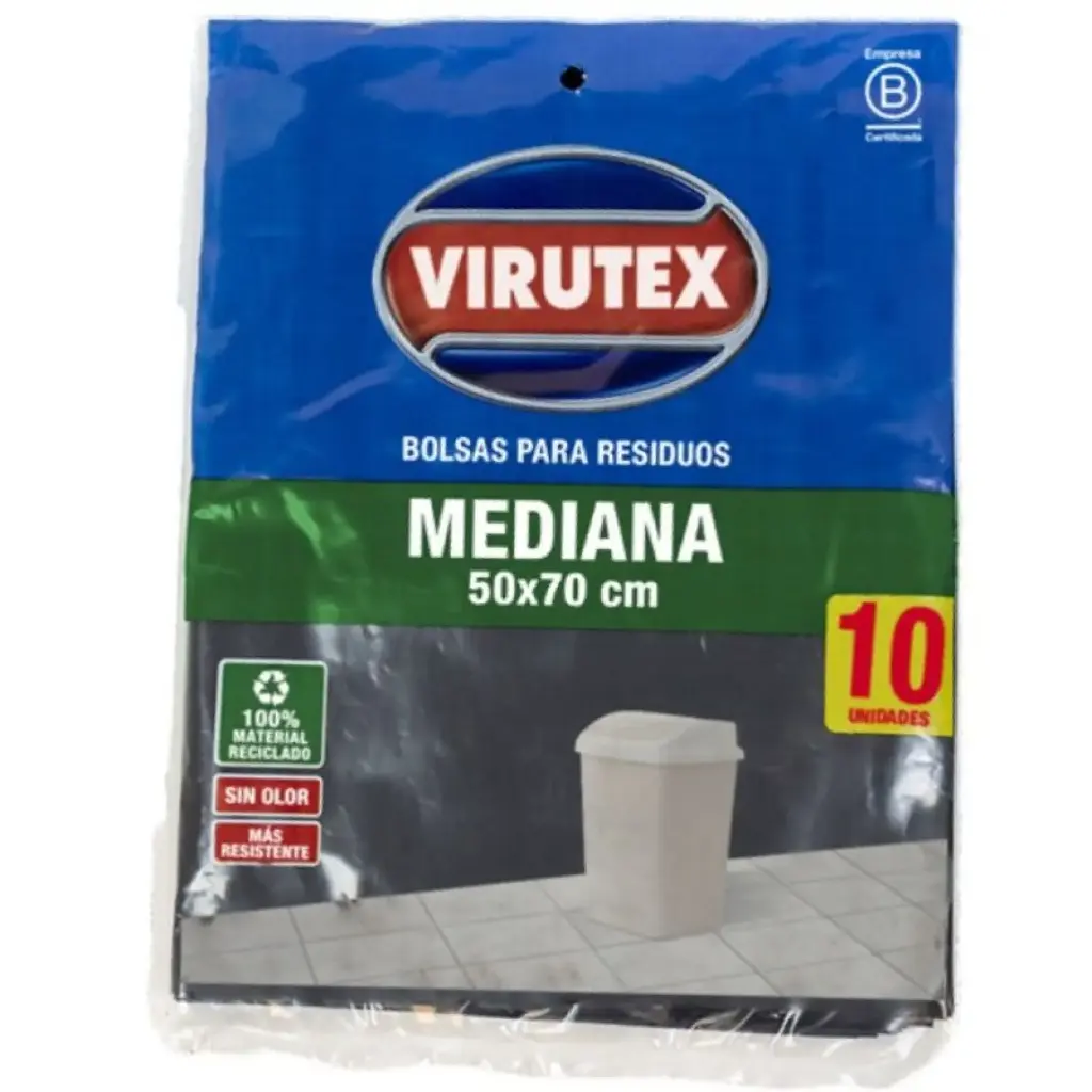 BOLSA DE RESIDUO VIRUTEX 50X70