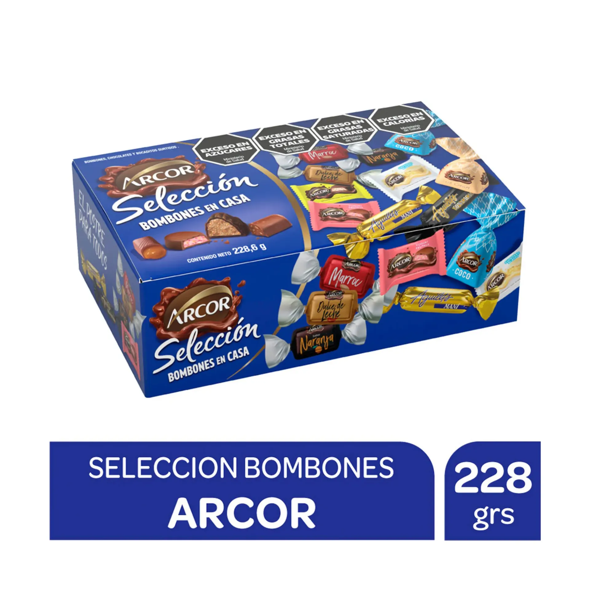 BOMBONES ARCOR SELECCION SURTIDOS 228GR
