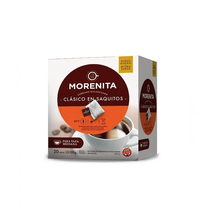 CAFE EN SAQUITO LA MORENITA X1