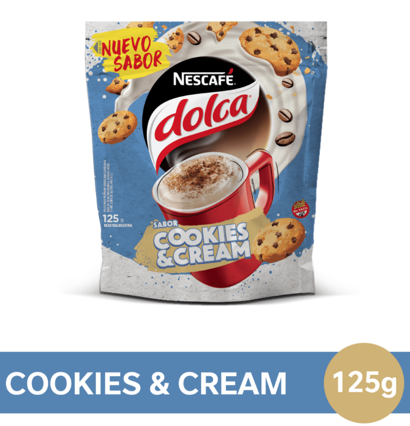 CAFE INSTANTANEO DOLCA CREAM & COOKIES 125GR