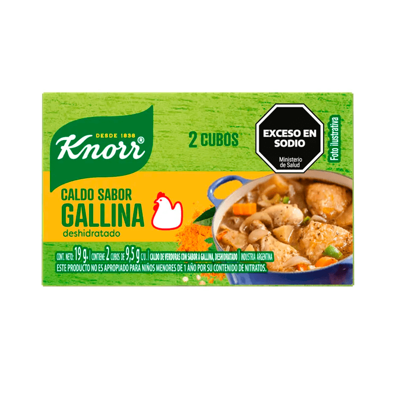CALDO DE GALLINA KNORR X2