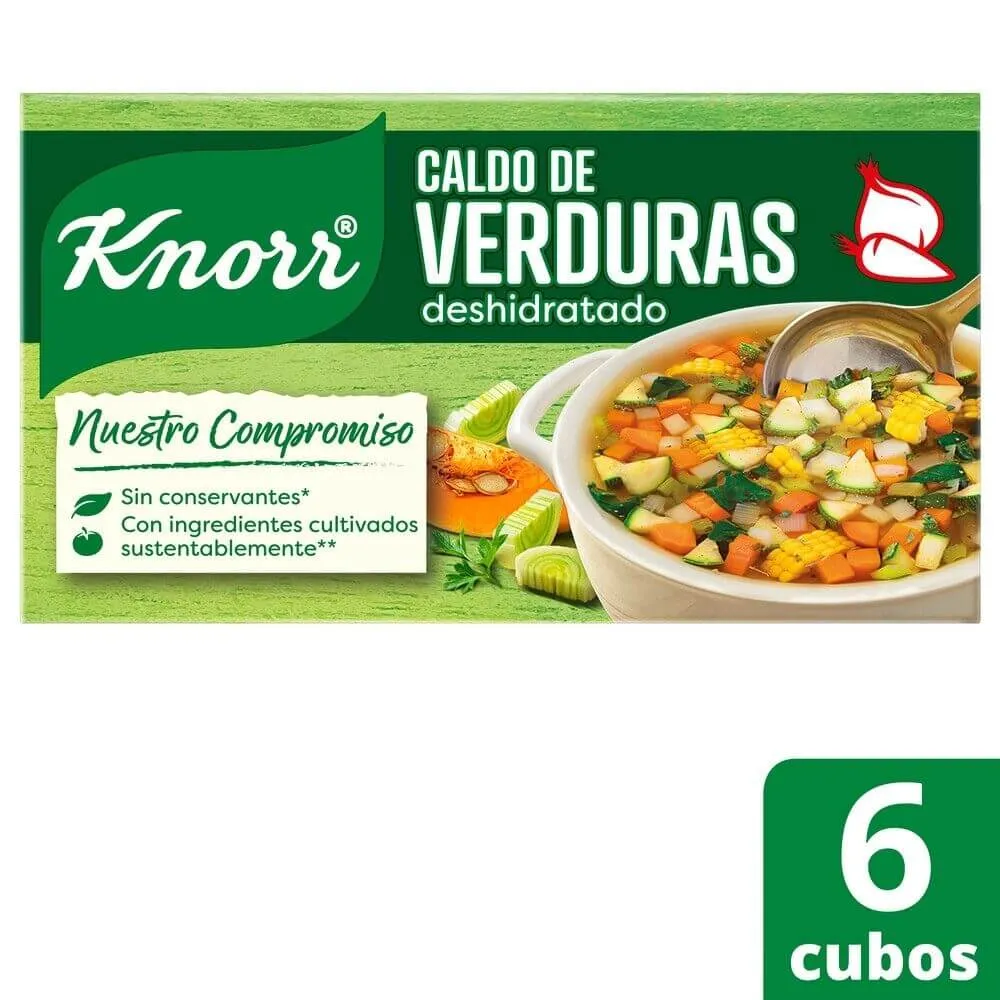 CALDO DE VERDURA KNORR 6U