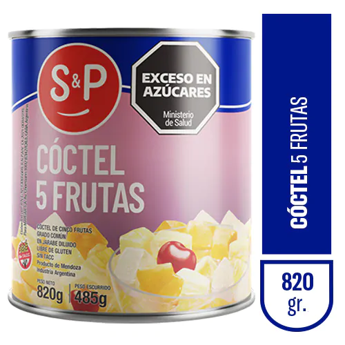 COCTEL DE FRUTAS S&P 820GR
