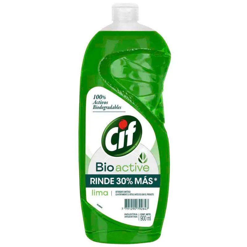 DETERGENTE CIF BIO ACTIVE LIMA 300CC