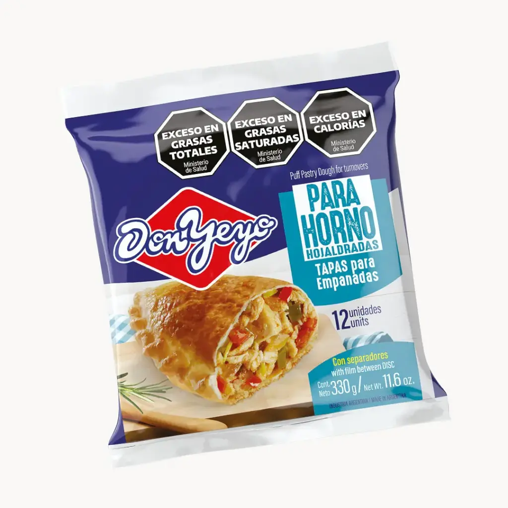 DISCOS DE EMPANADA DON YEYO HOJALDRE 12U