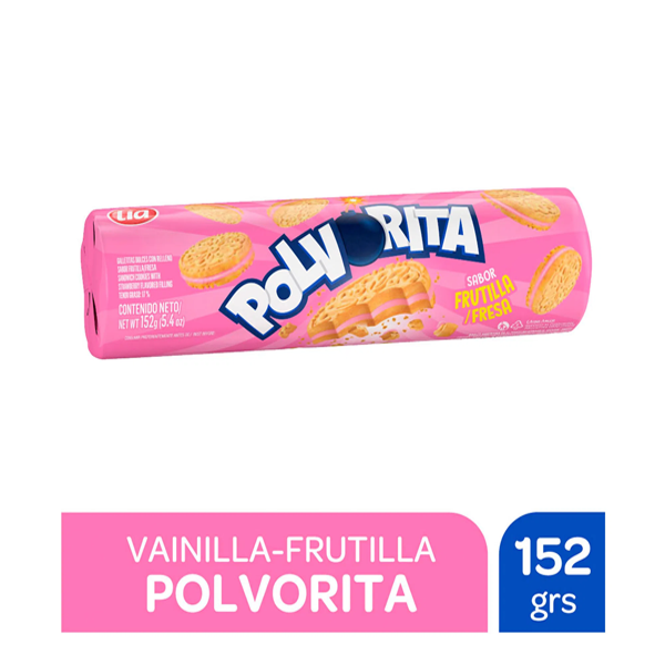 GALLETITAS POLVORITAS FRUTILLA 152GR