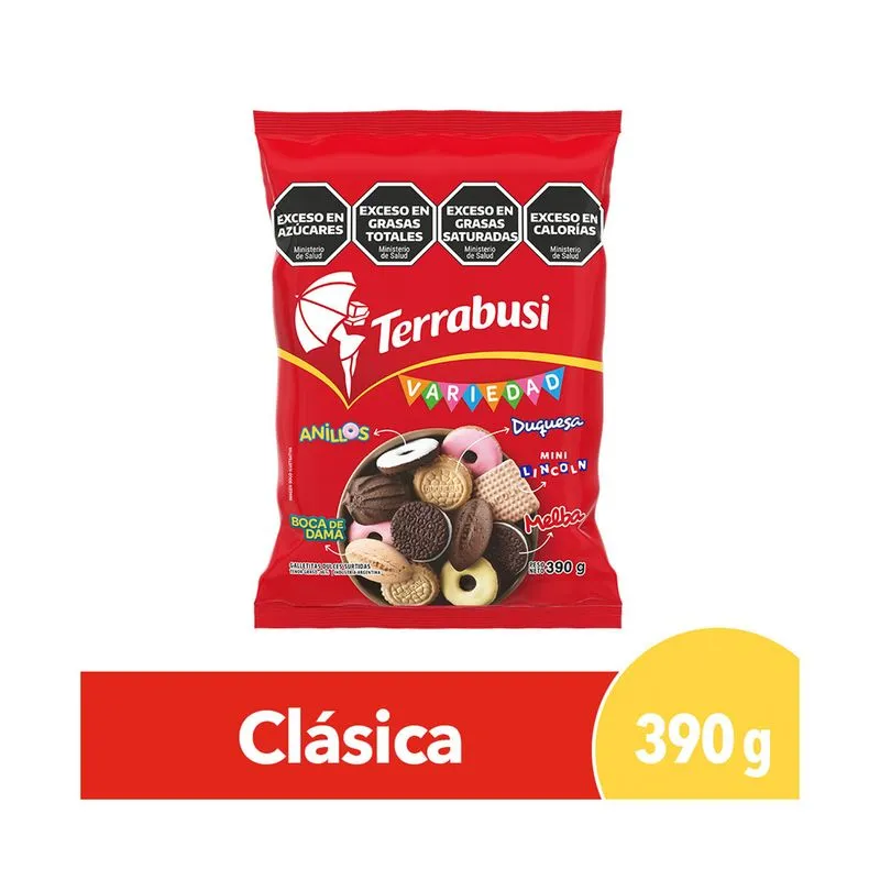 GALLETITAS TERRABUSI VARIEDAD 390GR