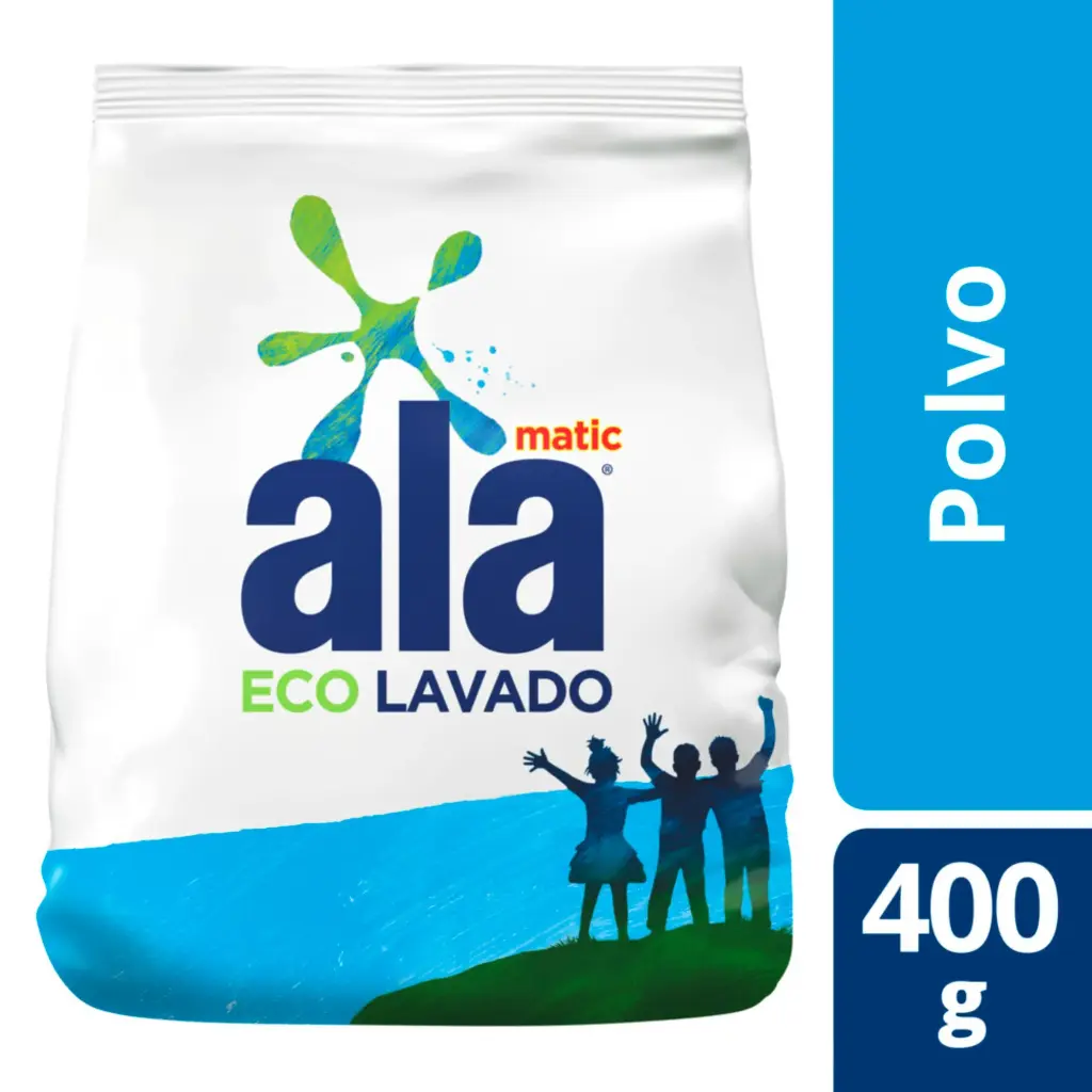 JABON EN POLVO ALA MATIC ECOLAVADO 400GR