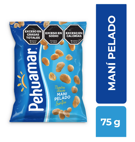 MANI SALADO SIN PIEL PEHUAMAR 75GR