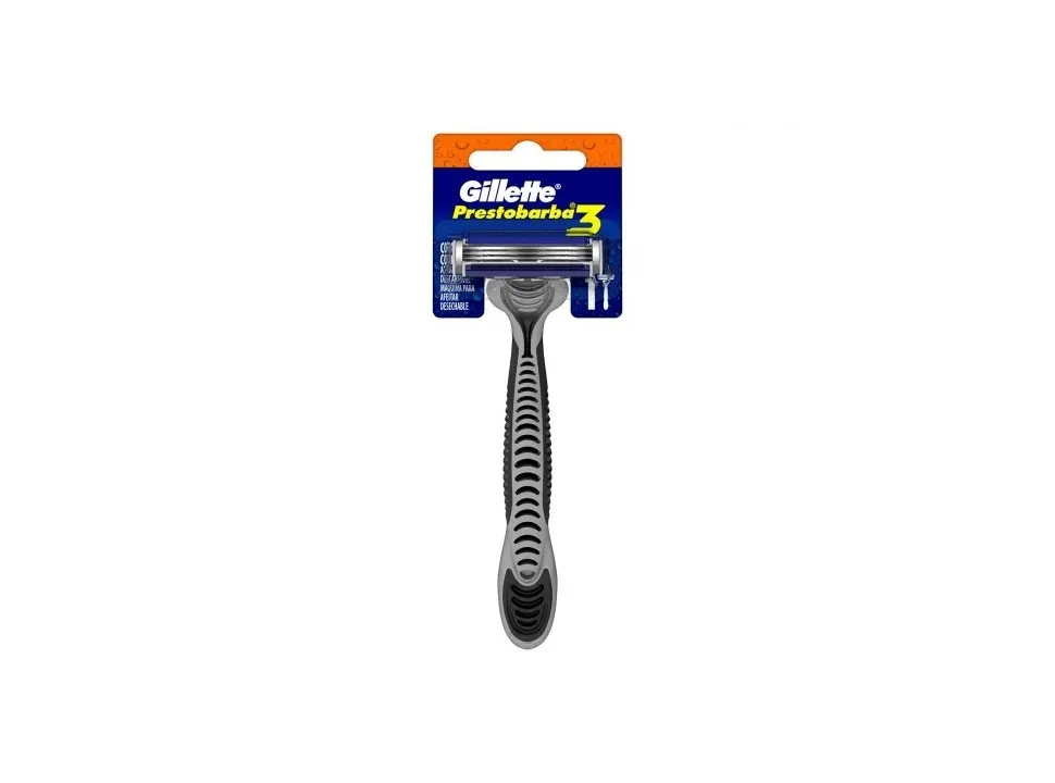 MAQUINA DE AFEITAR GILLETTE PRESTOBARBA 3