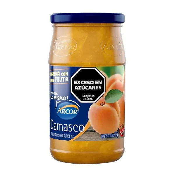 MERMELADA ARCOR DAMASCO 454GR