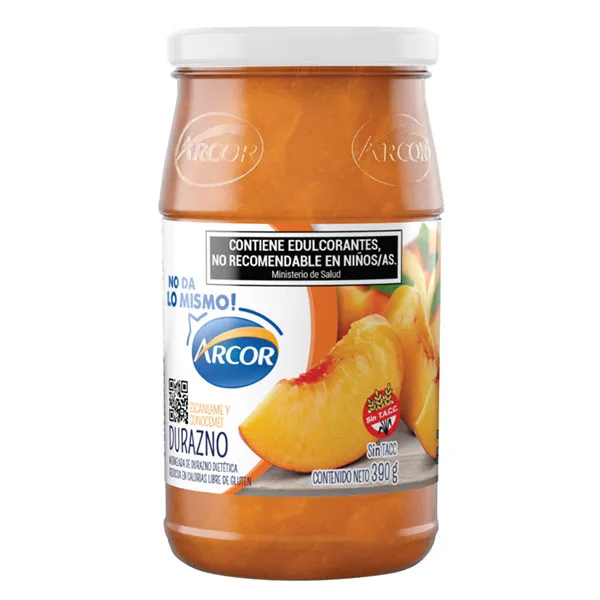 MERMELADA ARCOR DURAZNO SIN AZUCAR 390G