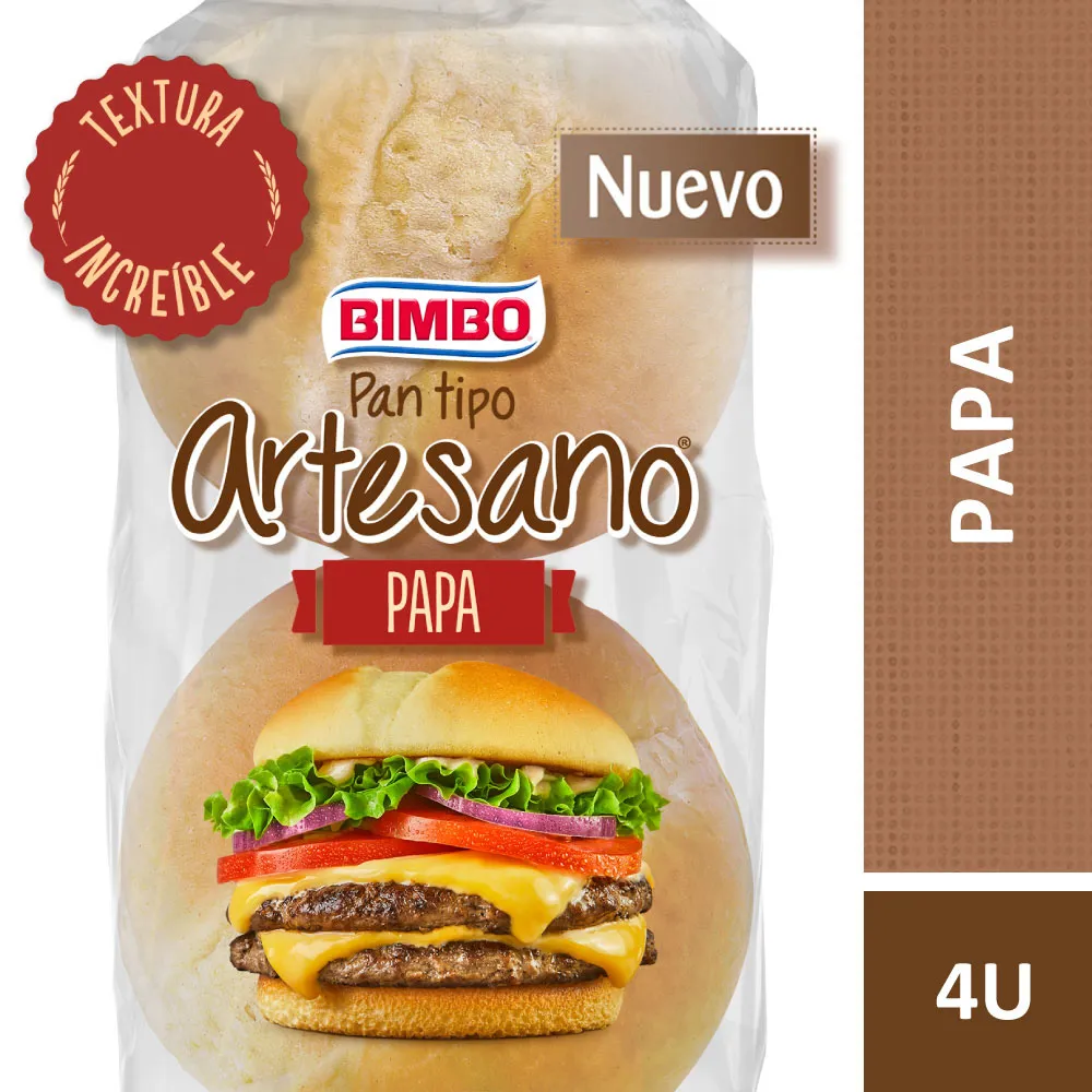 PAN DE HAMBURGUESA BRIOCHE BIMBO