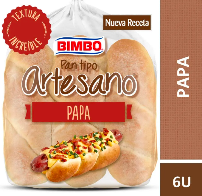 PAN DE PANCHO BIMBO ARTESANO DE PAPA