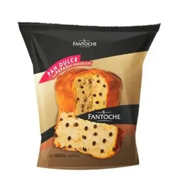 PAN DULCE FANTOCHE CON CHIPS DE CHOCOLATE 400GR