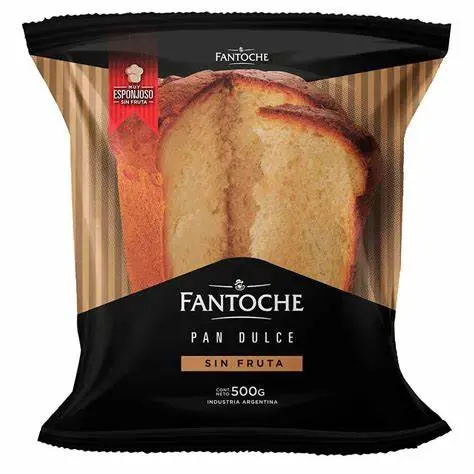 PAN DULCE FANTOCHE SIN FRUTA 400GR