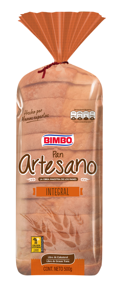 PAN LACTAL BIMBO ARTESANO INTEGRAL