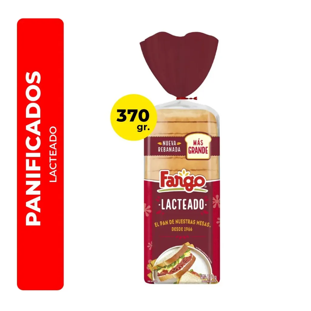 PAN LACTAL FARGO LACTEADO CHICO 370GR