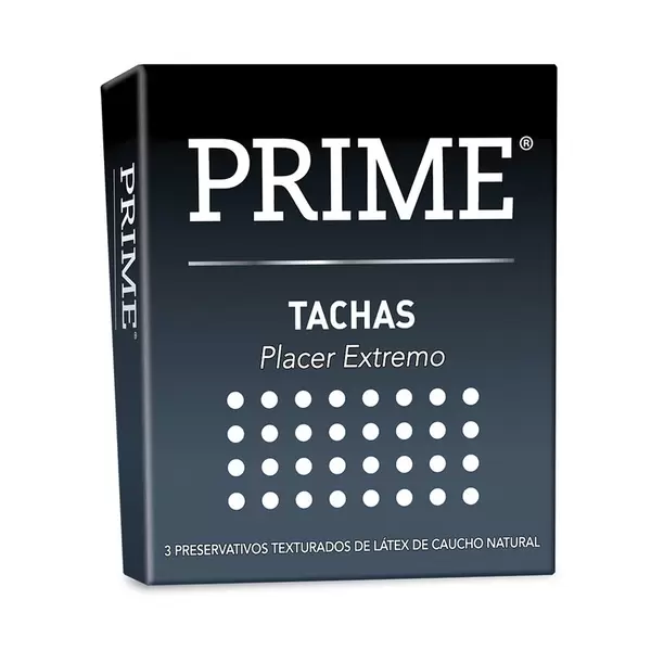 PRESERVATIVOS PRIME TACHAS X3