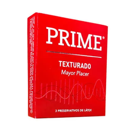 PRESERVATIVOS PRIME TEXTURADOS X3