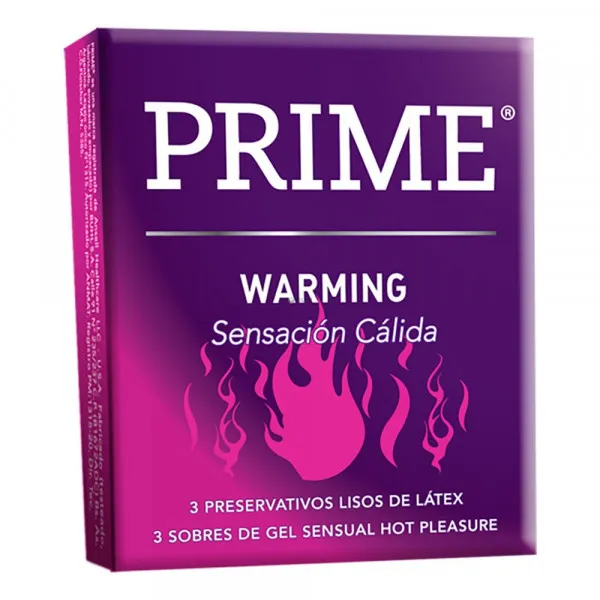 PRESERVATIVOS PRIME WARMING X3