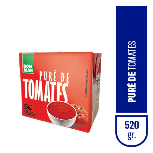 PURE DE TOMATE BON MAR 520GR