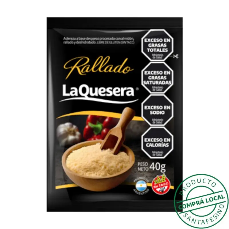QUESO RALLADO LA QUESERA 40G