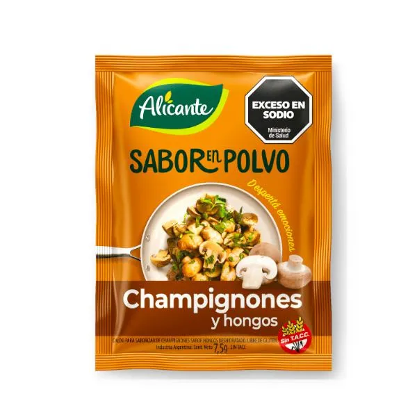 SABOR EN POLVO CHAMPIGNONES Y HONGOS 8GR