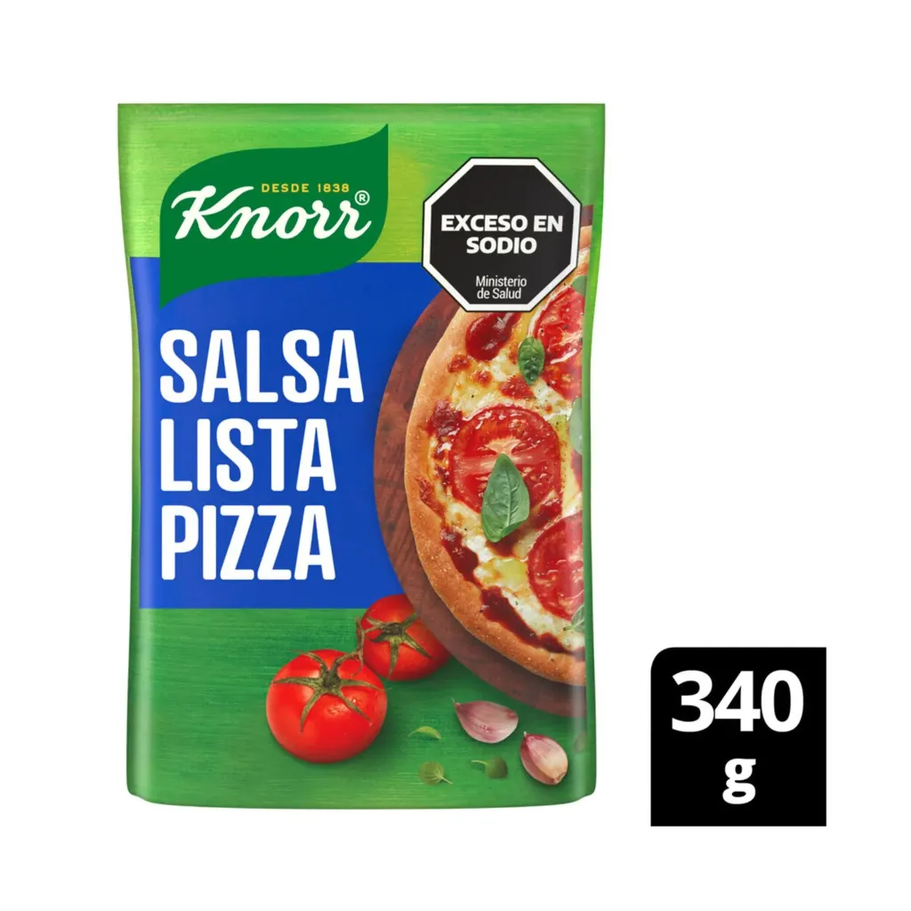 SALSA LISTA PARA PIZZA TIPO CASERA KNORR 340G