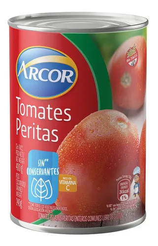 TOMATE PERITA EN LATA ARCOR 400GR