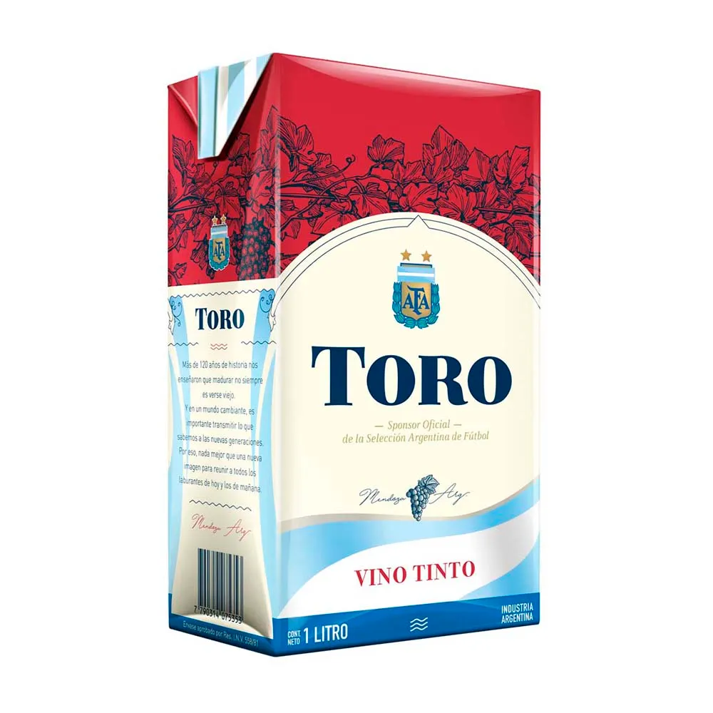 VINO TORO TINTO TETRABRICK 1L