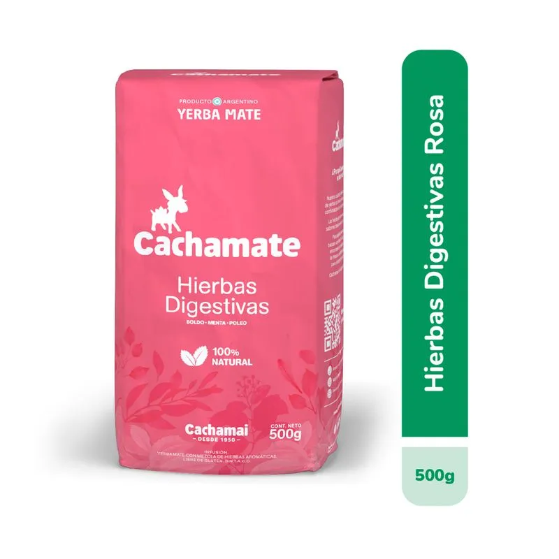 YERBA MATE CACHAMATE ROSA HIERBAS D.