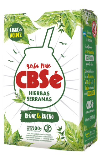 YERBA MATE CBSE HIERBAS SERRANAS 500GR