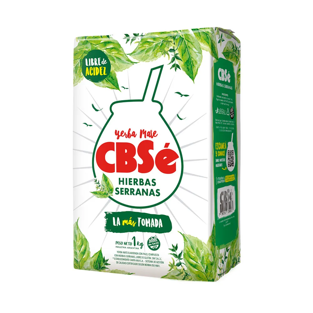 YERBA MATE CBSE HIERBAS SERRANAS 500GR