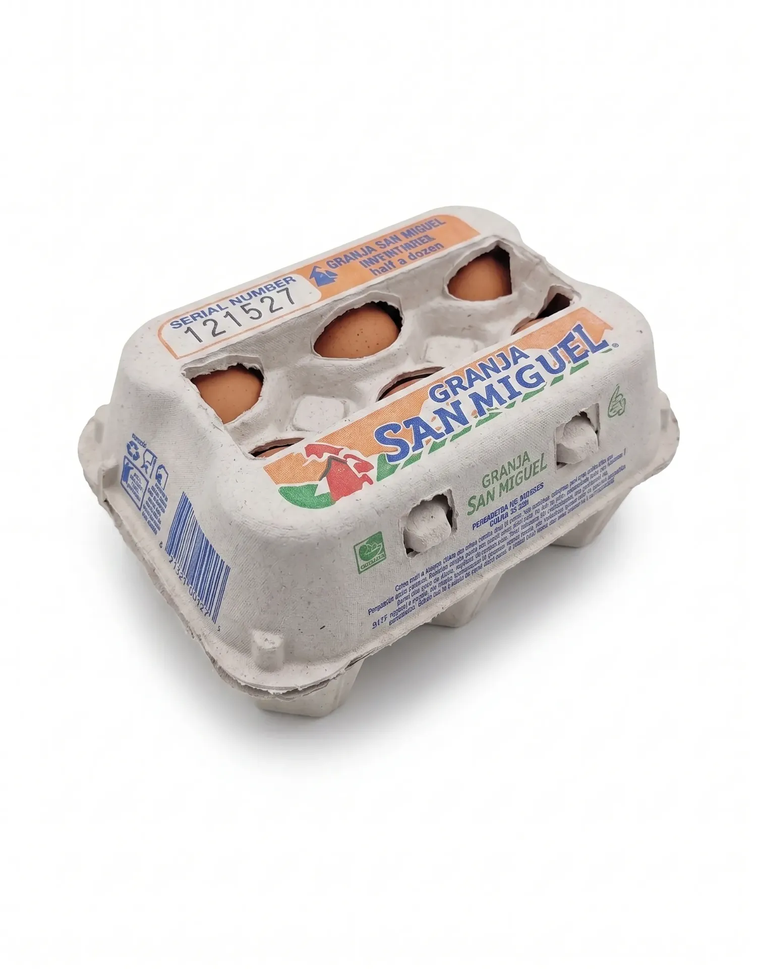 HUEVOS SAN MIGUEL 1/2 DOCENA 64GRS