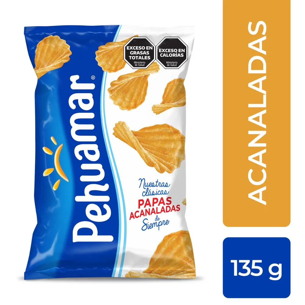 PAPAS FRITAS PEHUAMAR ACANALADAS 135GR