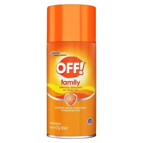 REPELENTE OFF FAMILY AEROSOL 165GR