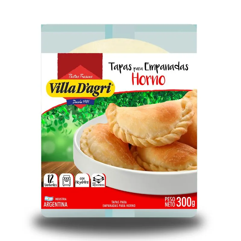 DISCO DE EMPANADA VILLA DAGRI HOJALDRE