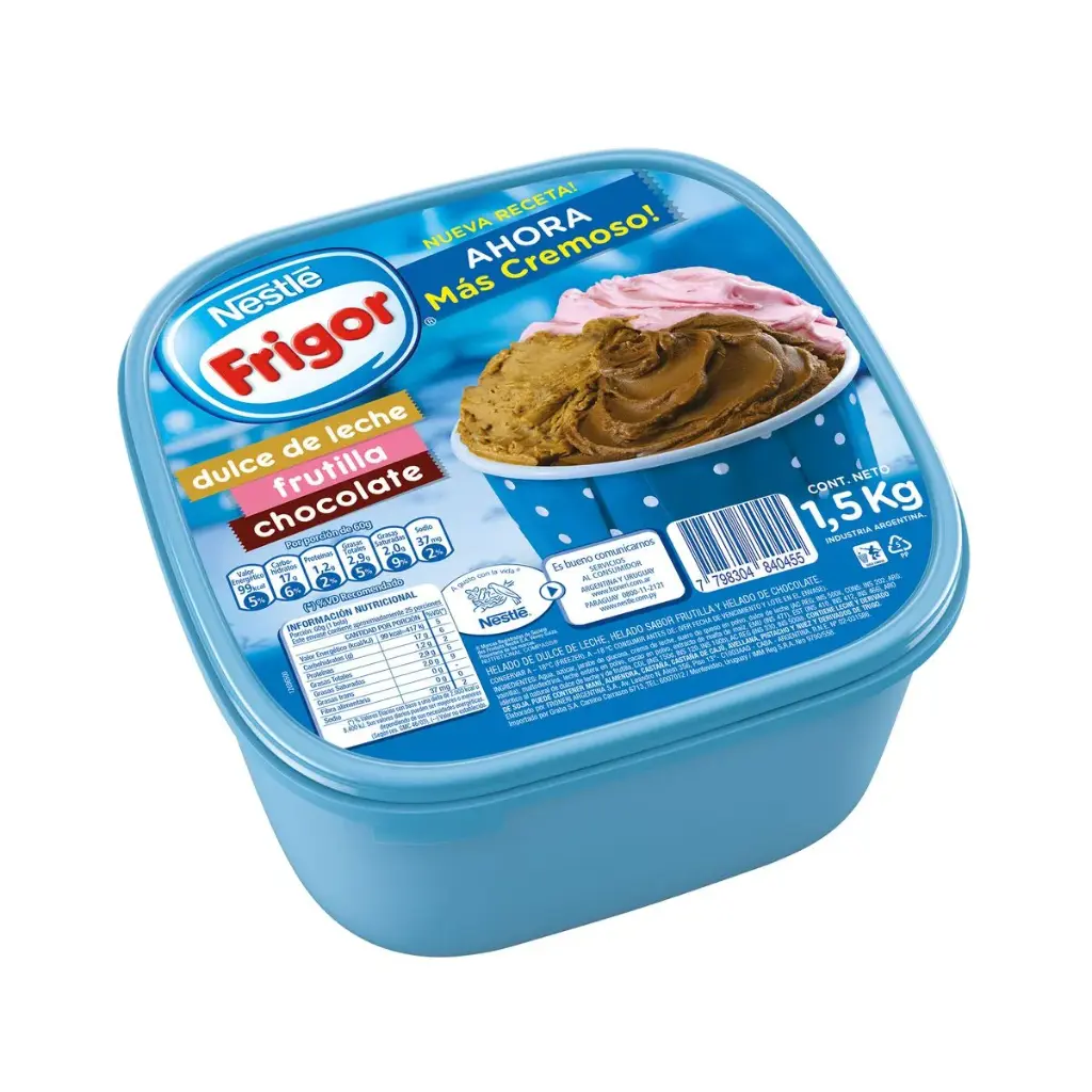 HELADO FRIGOR 1.5KG DDL-FRUT-CHOC POTE