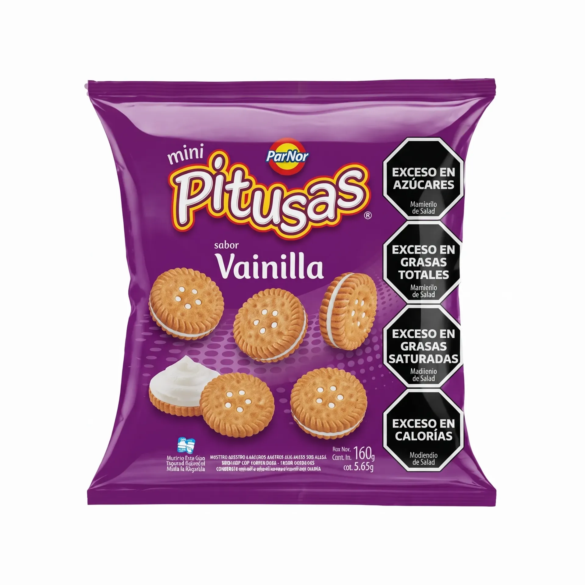 GALLETITAS PITUSAS VAINILLA 160GR