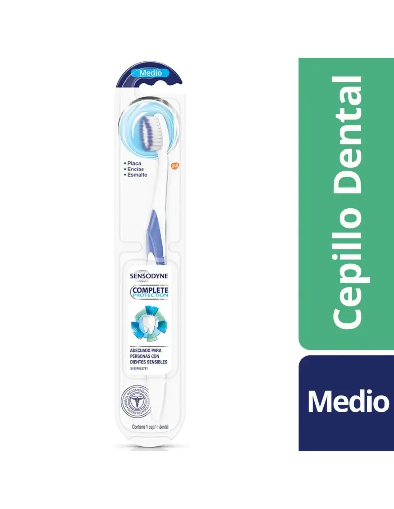 CEPILLO DE DIENTES SENSODYNE COMPLETE PROTECTION MEDIO