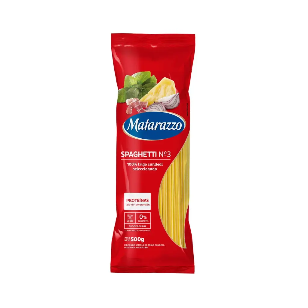 FIDEOS MATARAZZO SPAGHETTI 500GR