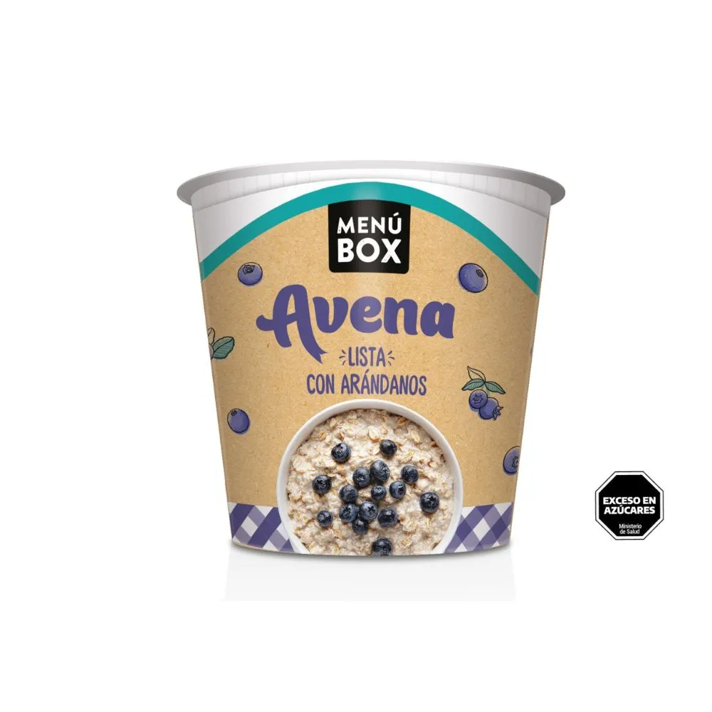 AVENA LISTA MENU BOX ARANDANOS 59GR