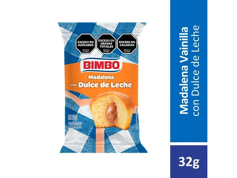 MAGDALENAS BIMBO DULCE DE LECHE 1UN